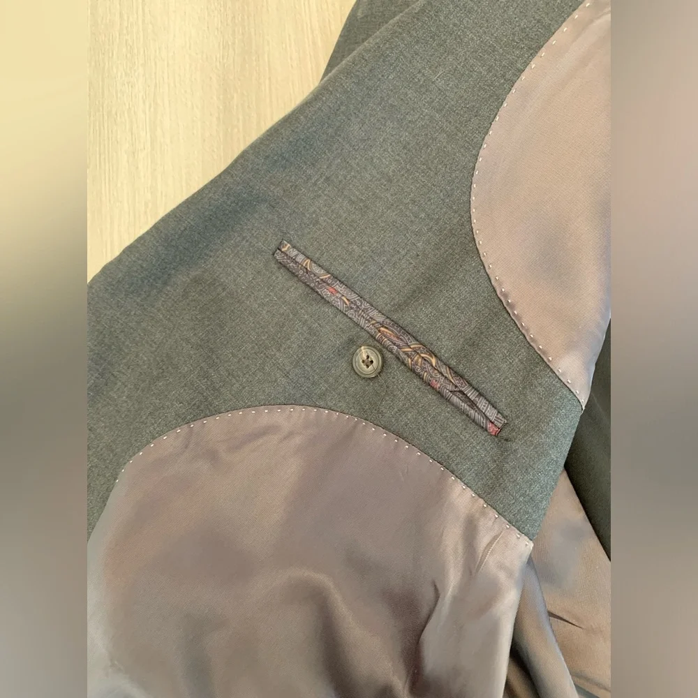 Ralph‎ Lauren Suit 40W X 30L Mens Grey 2 piece Suit